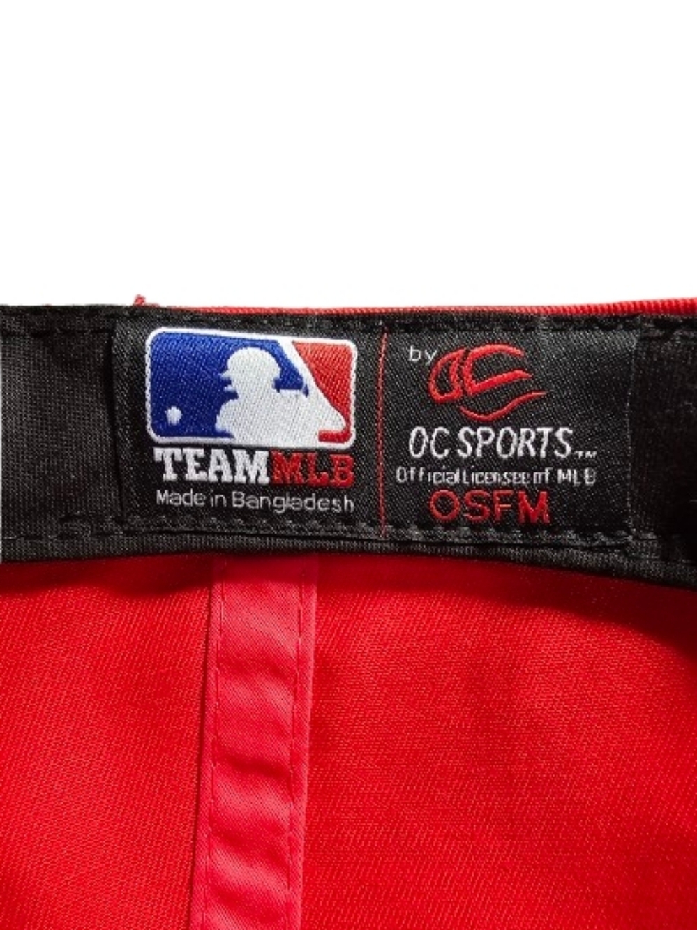 Washington Nationals Red Baseball Hat Team MLB OC Sports OSFM adjustable cap - Picture 7 of 9